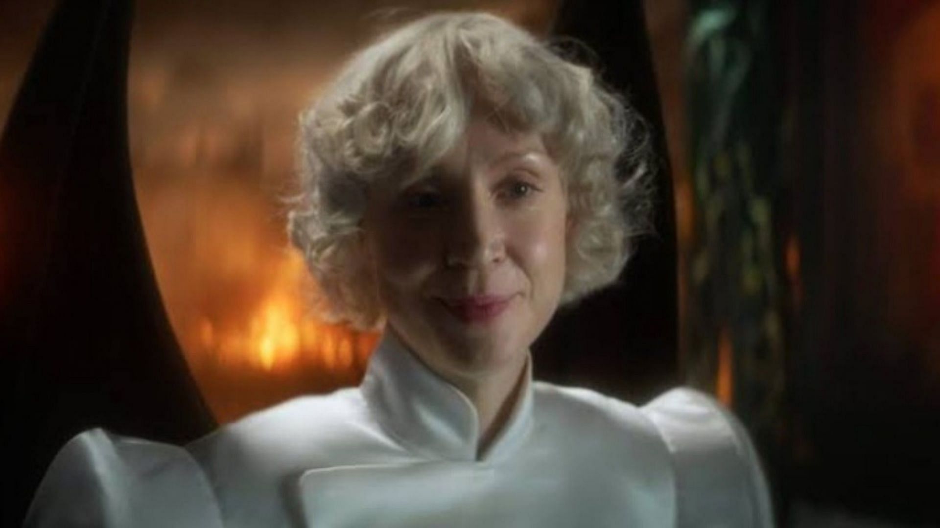 Gwendoline Christie as Lucifer in The Sandman (Image via Netflix)