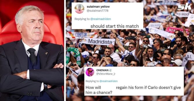 “Should start this match”, “Come on” – Real Madrid fans left frustrated with Ancelotti as he leaves out 31-year-old star from line-up for Celta Vigo game