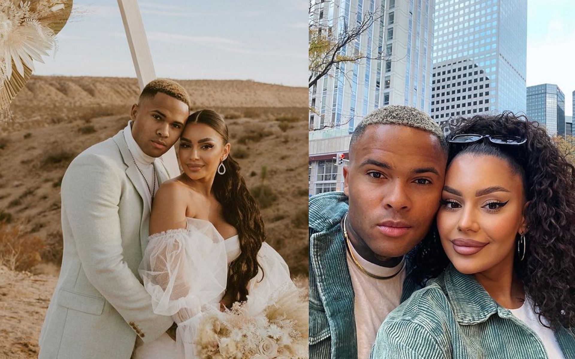 Miona and Jibri finally got married (Images via Jibri Bell /Instagram)