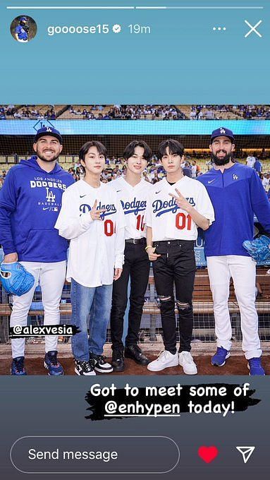 Wow! Thank you for your warm welcome We the fans are forever grateful -  MLB Twitter welcomes South Korean pop group ENHYPEN to Dodger Stadium for  first pitch at Los Angeles Dodgers