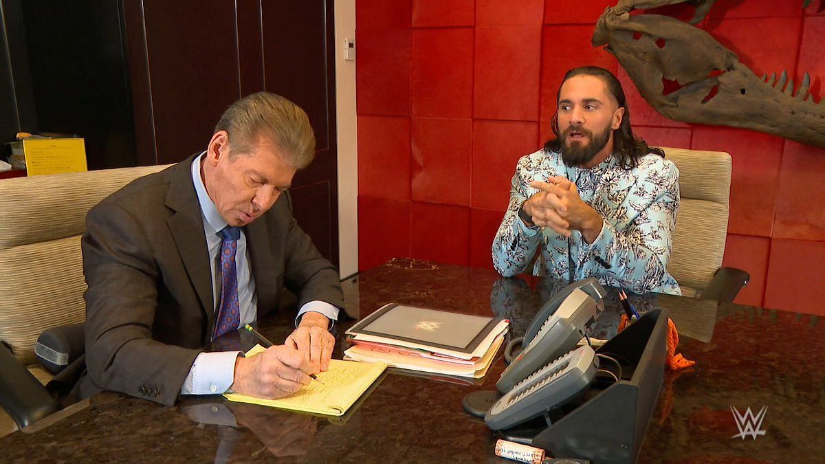 Seth Rollins met with the former CEO and Chairman of WWE to discuss his WrestleMania 38 plans