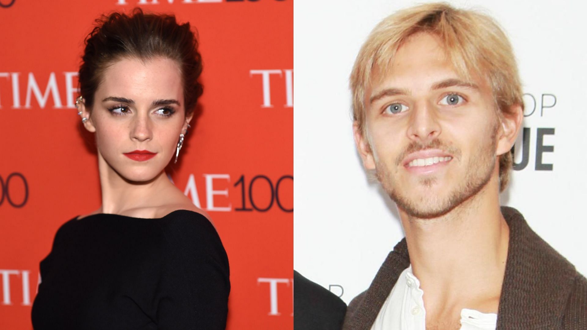 Emma Watson and Brandon Green sparked romance rumors in September 2021. (Image via Timothy A. Clary/Getty, Dave Benett/Getty)