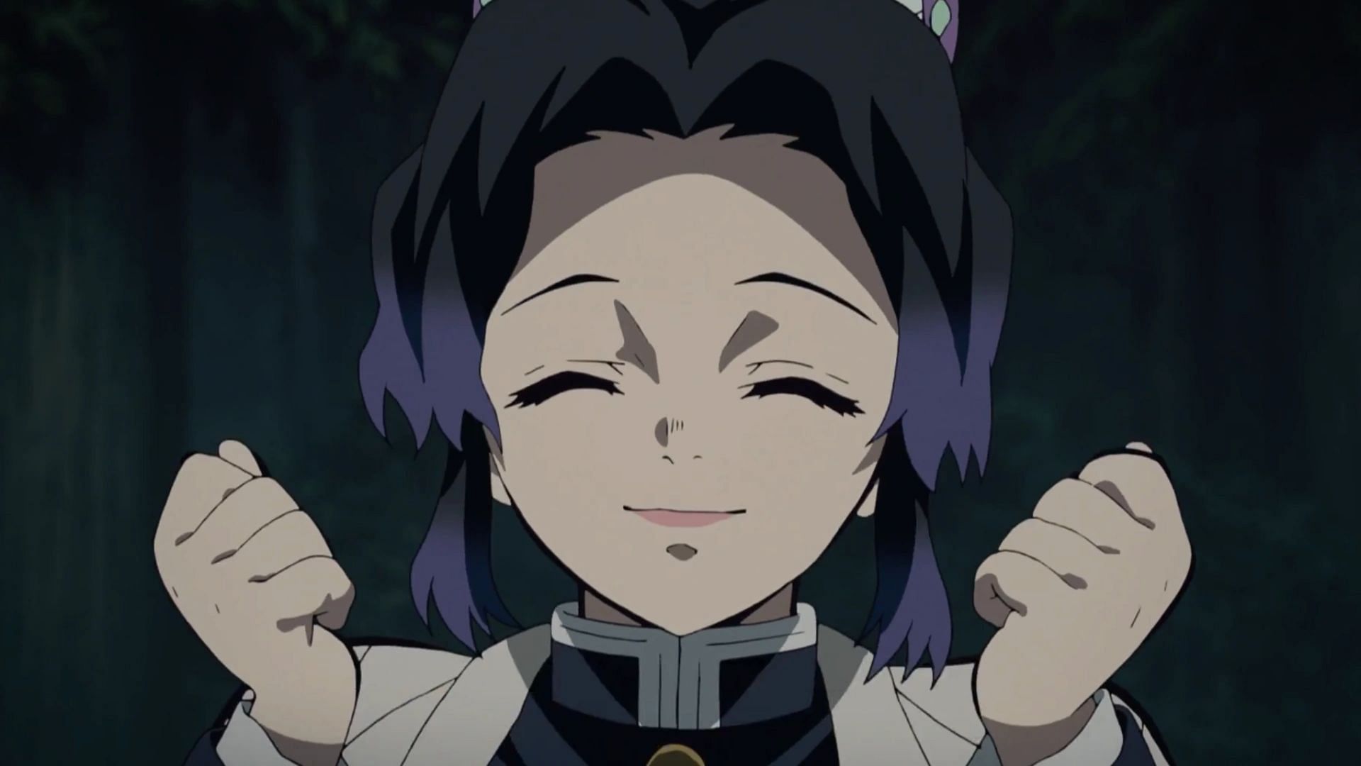 Shinobu Kocho as seen in Demon Slayer: Kimetsu no Yaiba (Image via Ufotable)