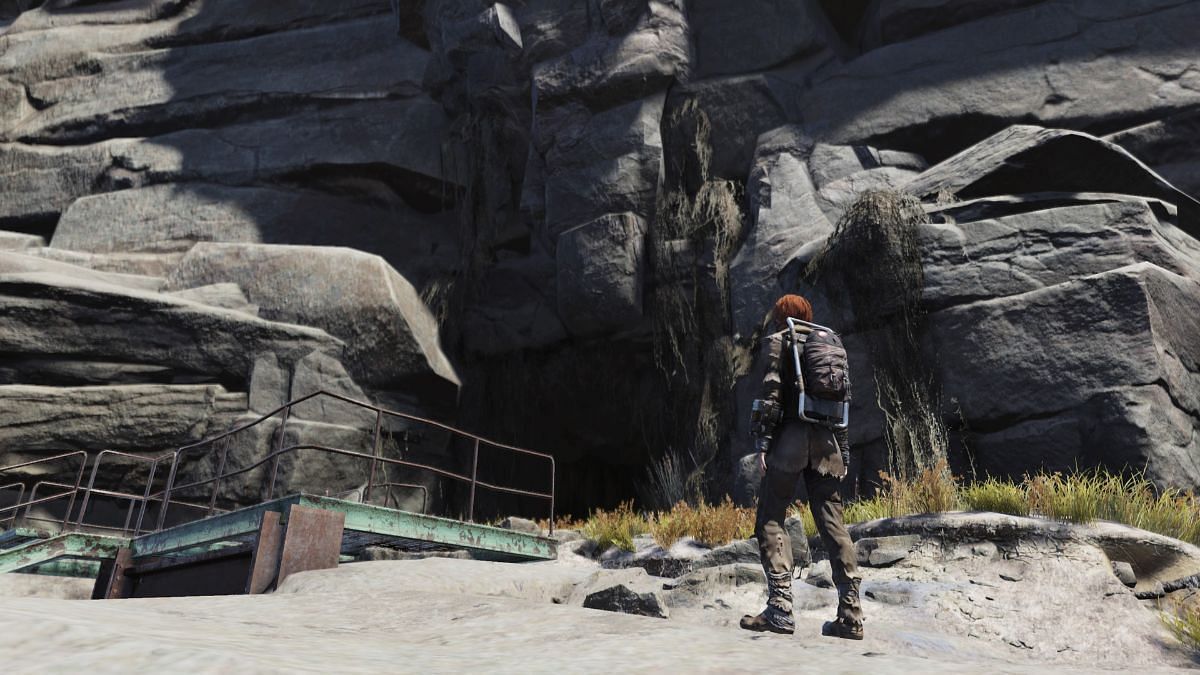This is the entrance to the Mysterious Cave in Fallout 76 (Image via Bethesda)