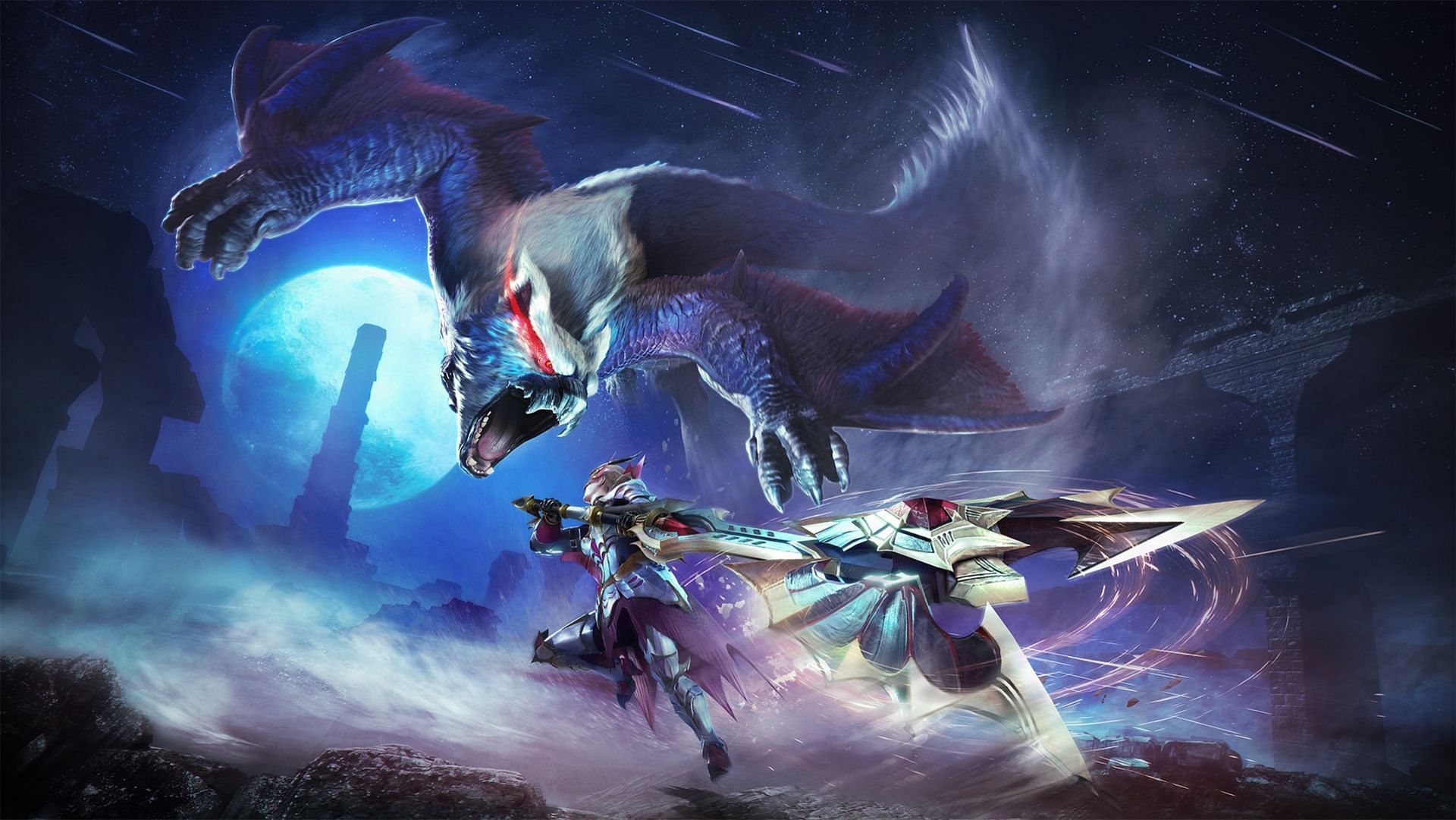 Monster Hunter Rise: Sunbreak&#039;s first title update is out and features new monsters as well as an exciting weapon upgrade option (Image via Capcom)