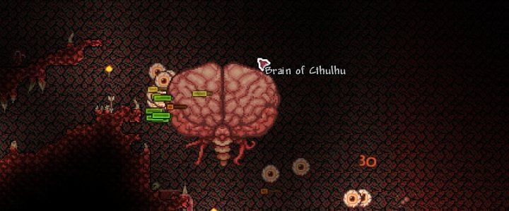 Brain of Cthulhu in Terraria
