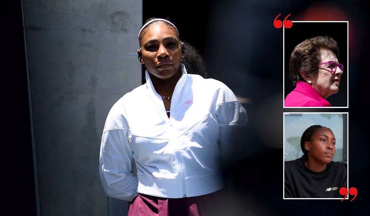 Billie Jean King and Coco Gauff described Serena Williams as the greatest of all time in a recent post.