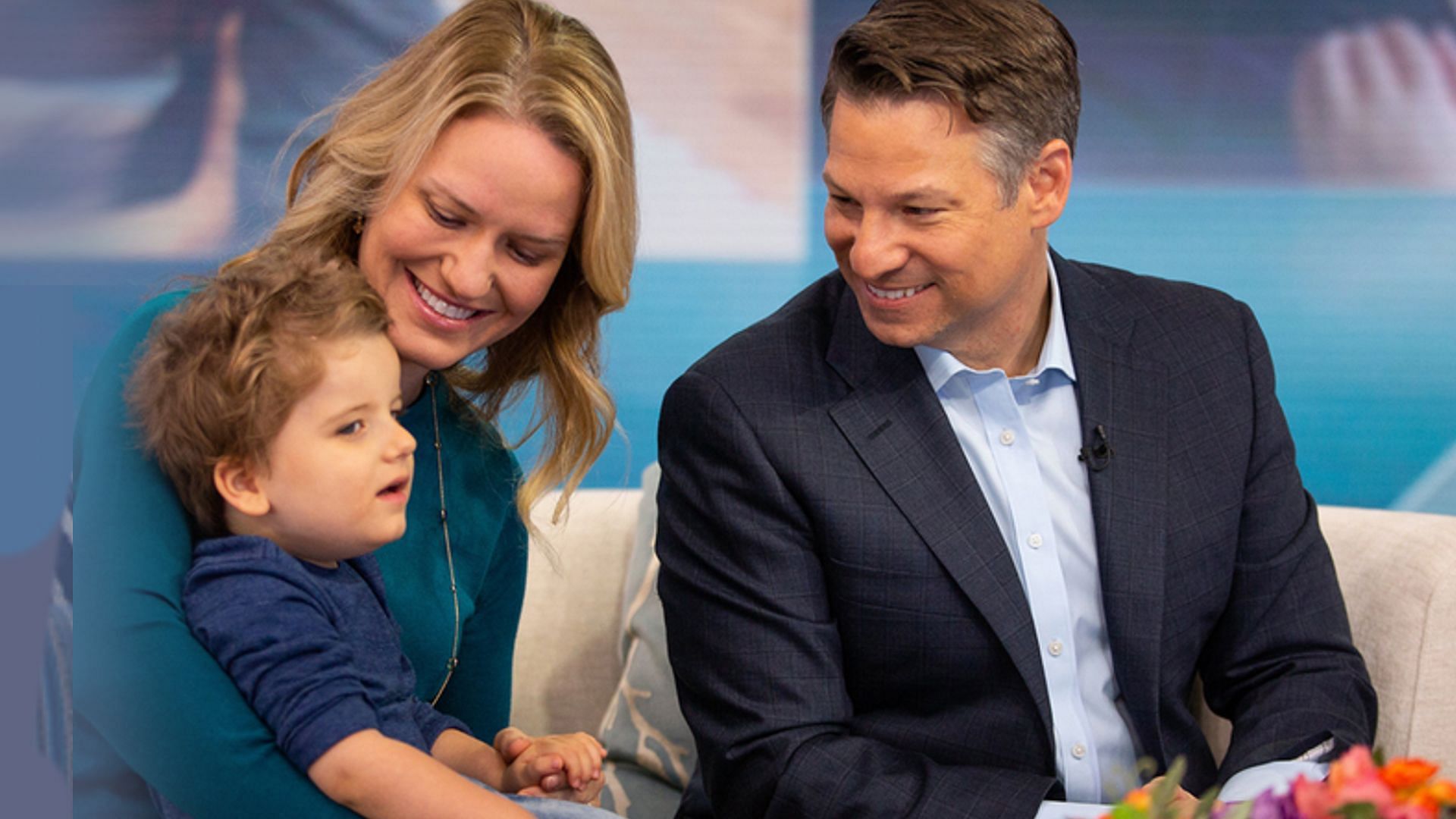 Richard Engel, his wife Mary Forrest, and their late son Henry Engel (Image via Texas Children&#039;s Hospital)