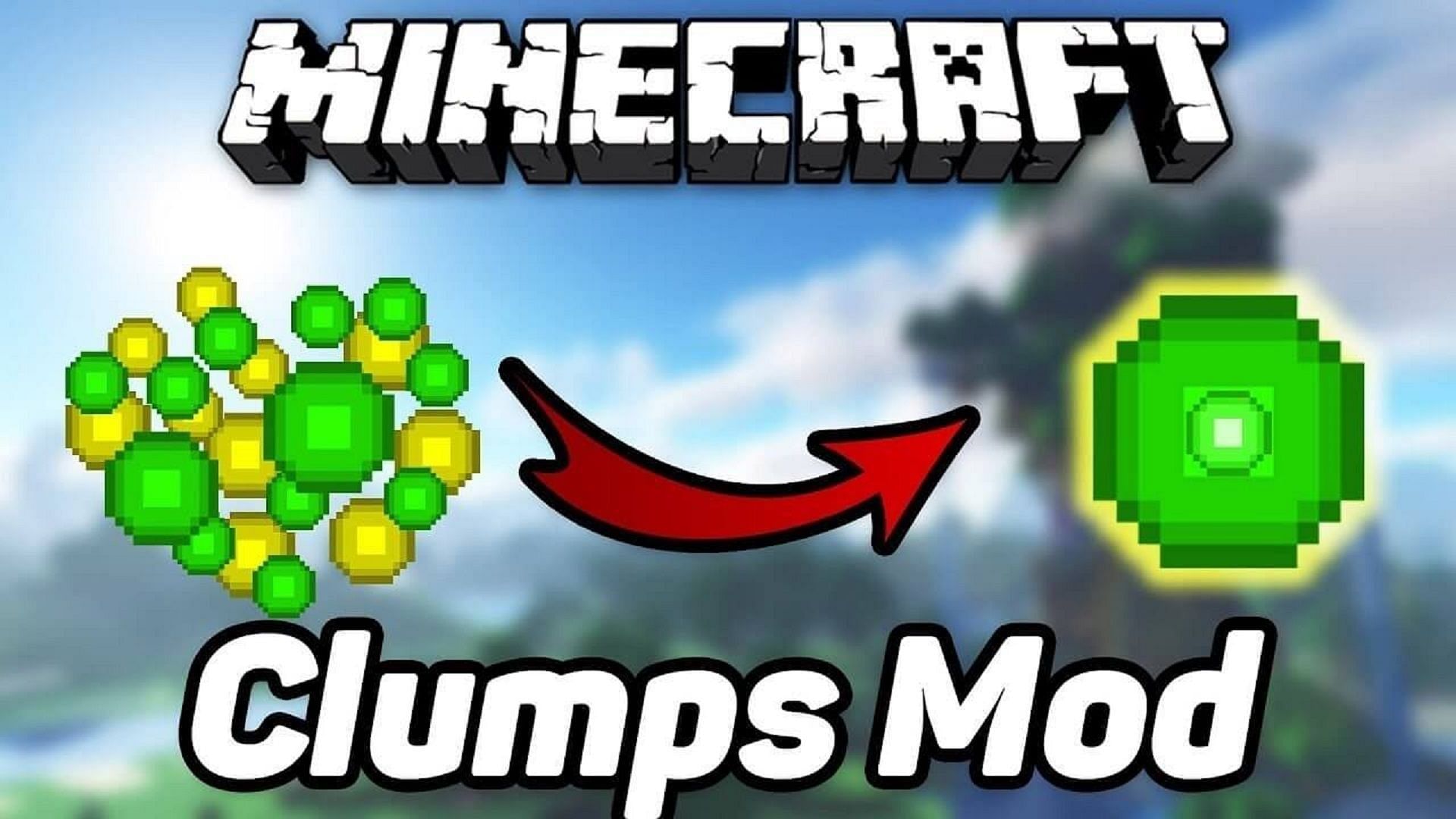 Clumps performs a simple performance tweak for both servers and players (Image via 9Minecraft)