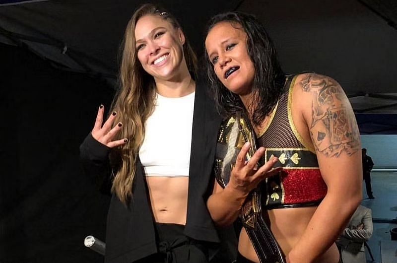 ronda rousey shayna baszler