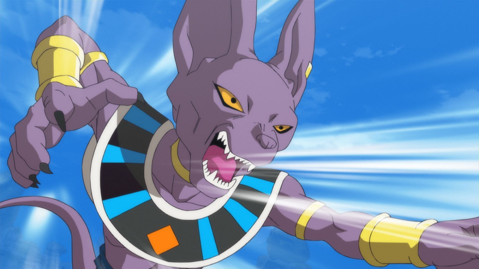 Beerus as seen in the show (Image via Toei Animation)