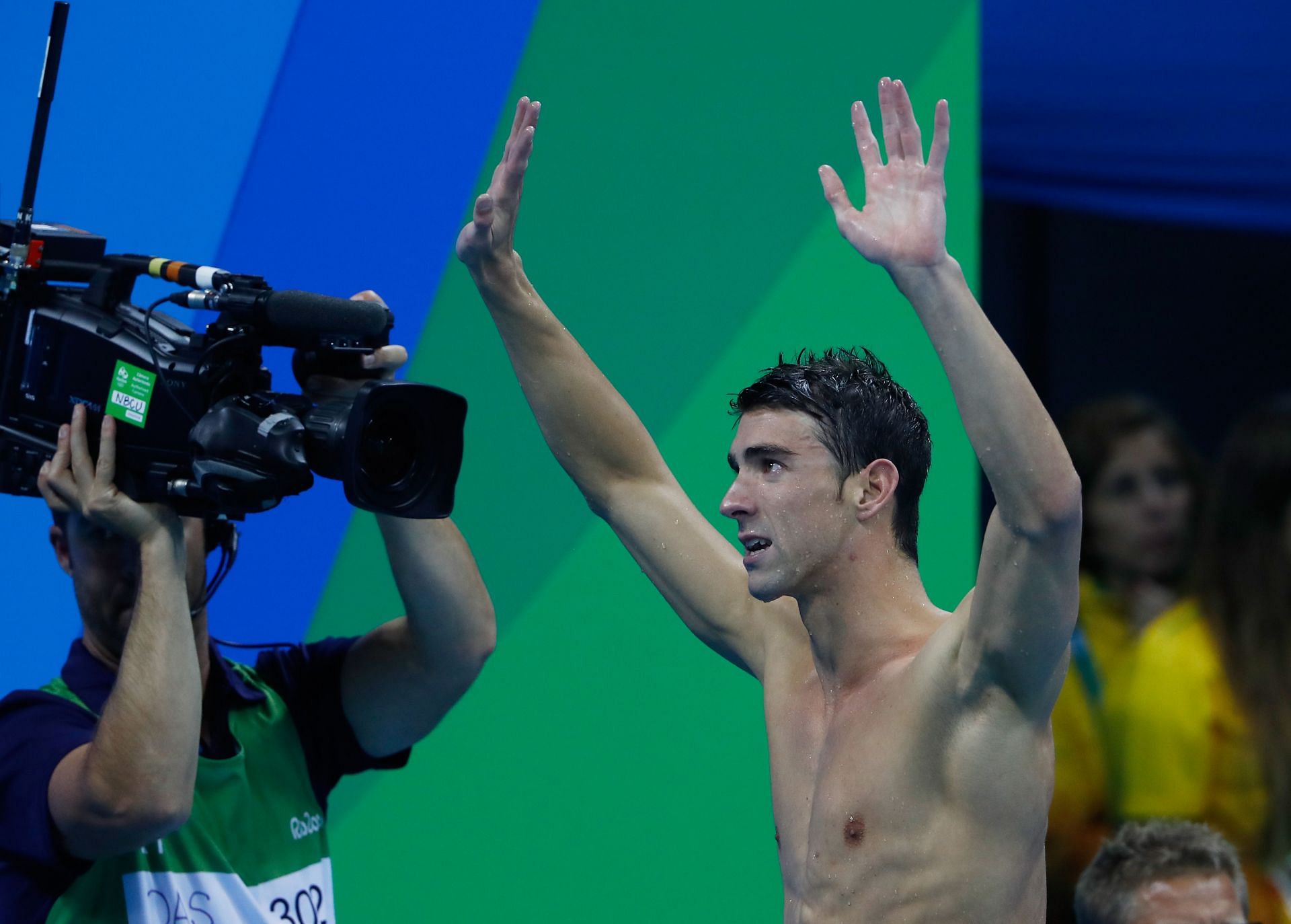 Michael Phelps meets Larisa Latynina in the latest Louis Vuitton's