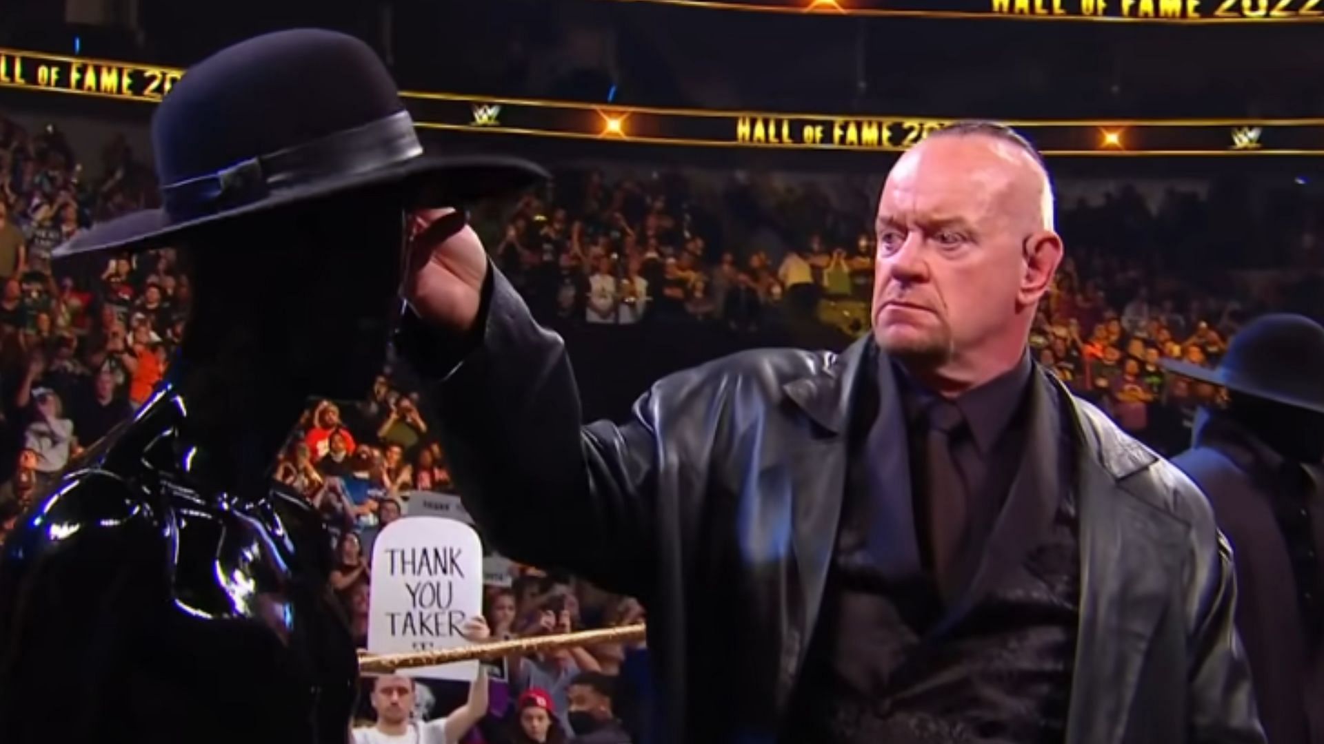 The Undertaker joined the 2022 WWE Hall of Fame.