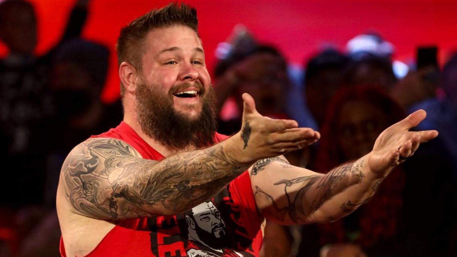 WWE RAW Superstar Kevin Owens during a show