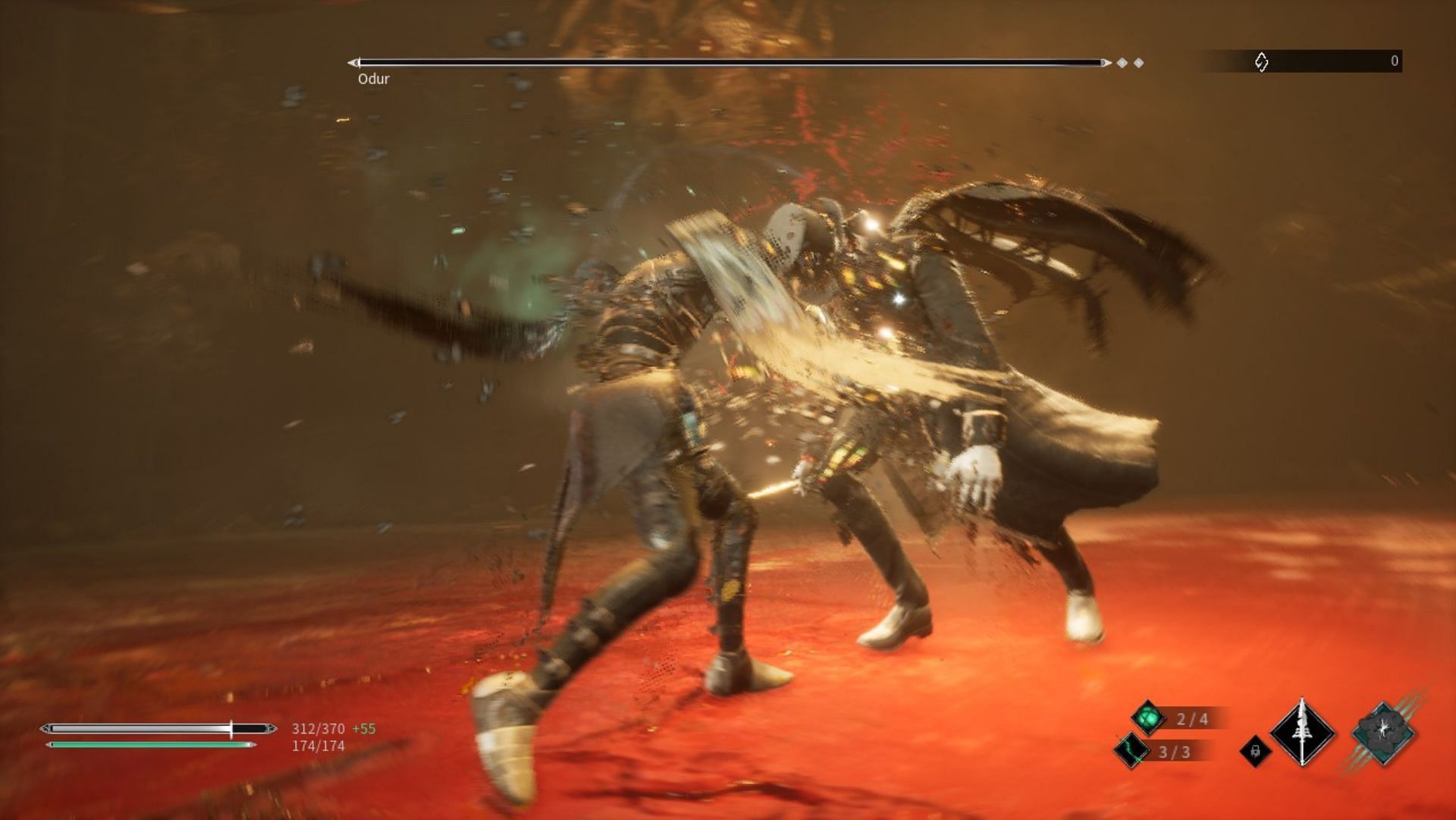 Defeating a boss feels truly rewarding in Thymesia (Image via Team17)