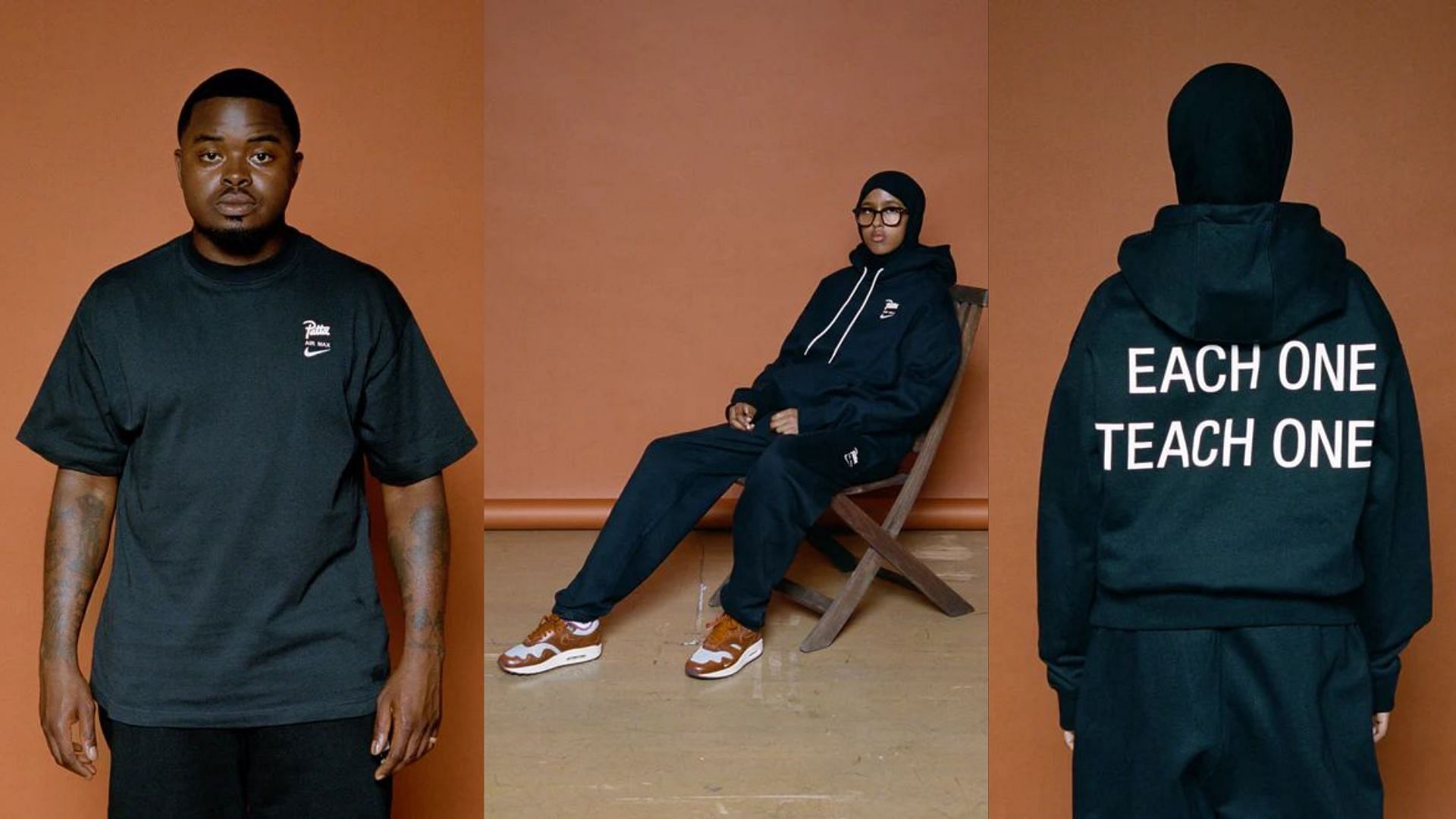 Hoodies, sweatpants and t-shirts feature in the range (Image via Patta)