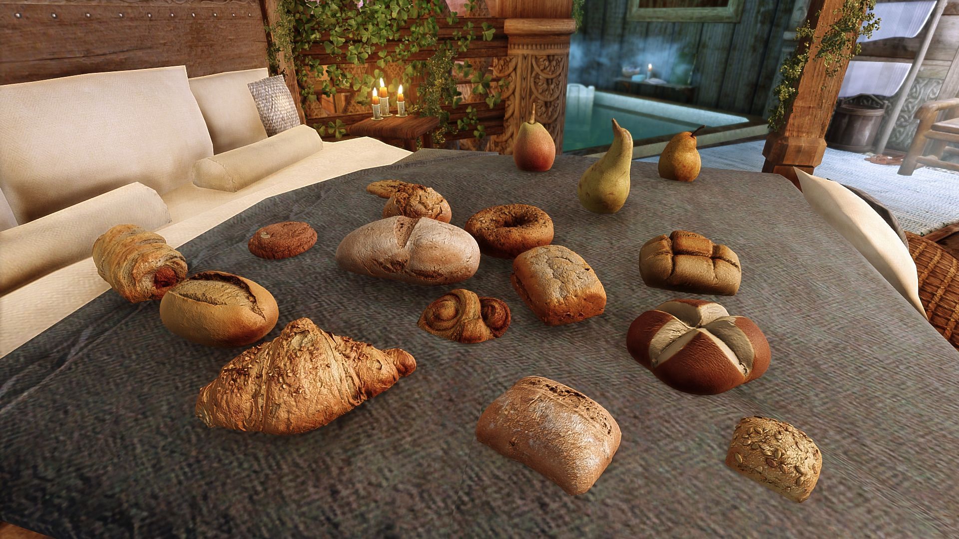 Skyrim boasts a bigger assortment of food items than Oblivion and Morrowind combined