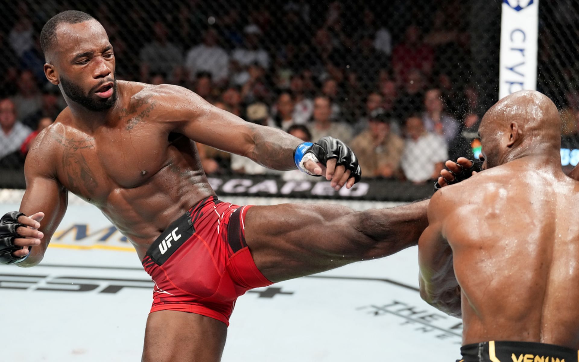 Leon Edwards claimed the UFC welterweight title by knockout out Kamaru Usman with a head kick