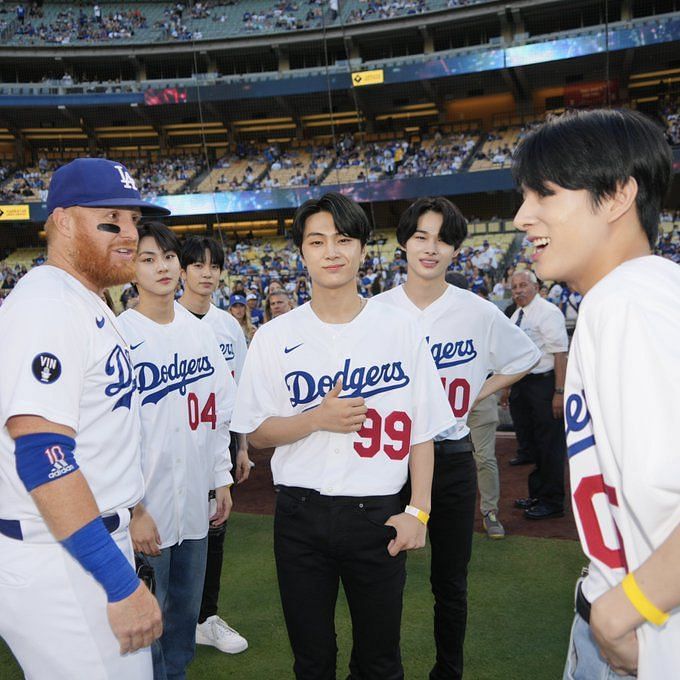Wow! Thank you for your warm welcome We the fans are forever grateful -  MLB Twitter welcomes South Korean pop group ENHYPEN to Dodger Stadium for  first pitch at Los Angeles Dodgers
