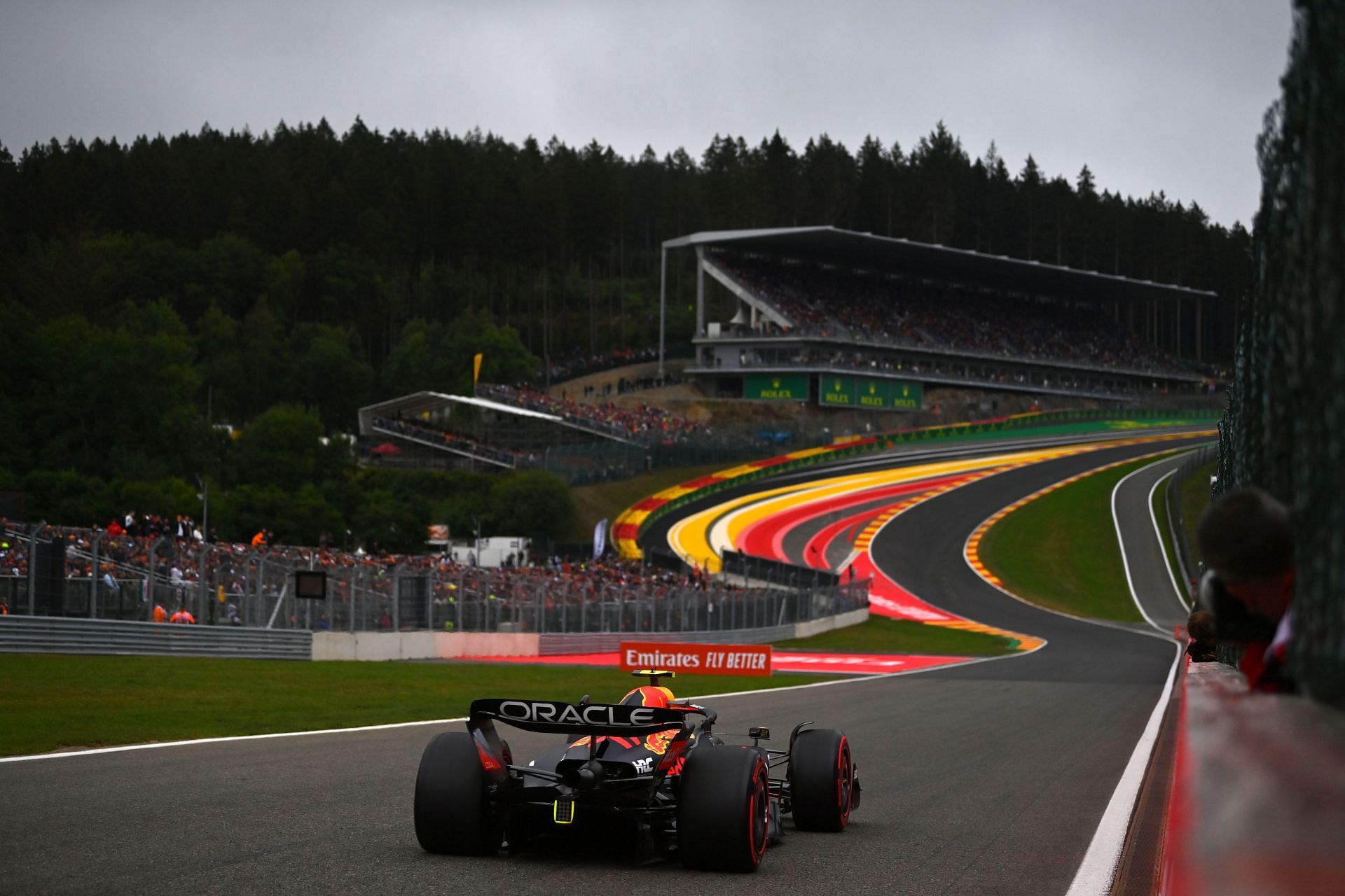 Sergio Perez is happy with his starting position at the 2022 F1 Belgian GP ...
