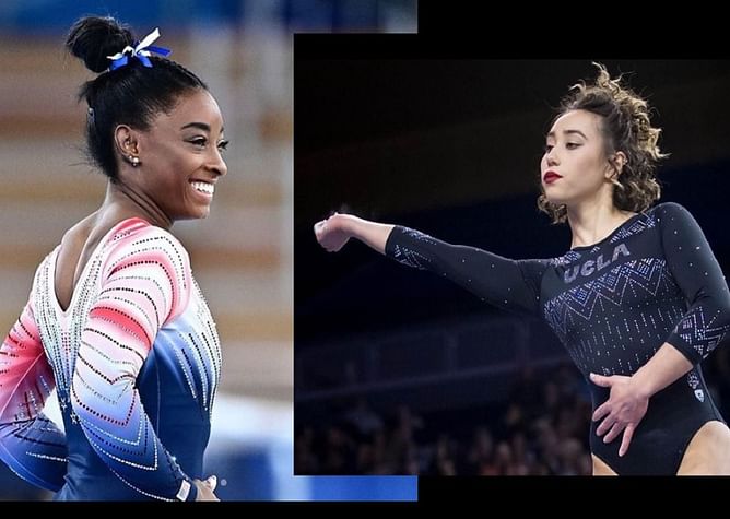 What does Simone Biles think of Katelyn Ohashi? American gymnast's competition with the latter explored