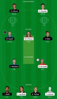 NED vs NZ Dream11 Fantasy Suggestion #1