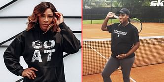 "I don’t know any other person that has won a Grand Slam or a championship in the NBA or anything else nine weeks pregnant" - Serena Williams on the GOAT debate