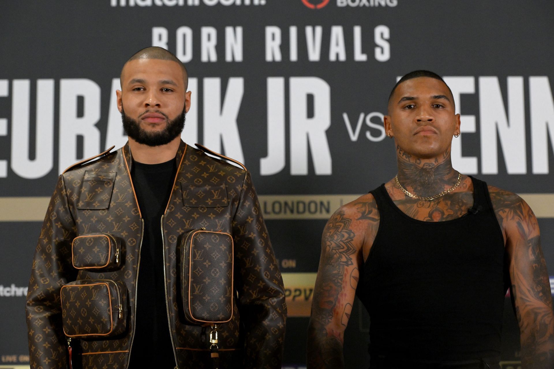 Chris Eubank Jr. and Conor Benn (via Getty)