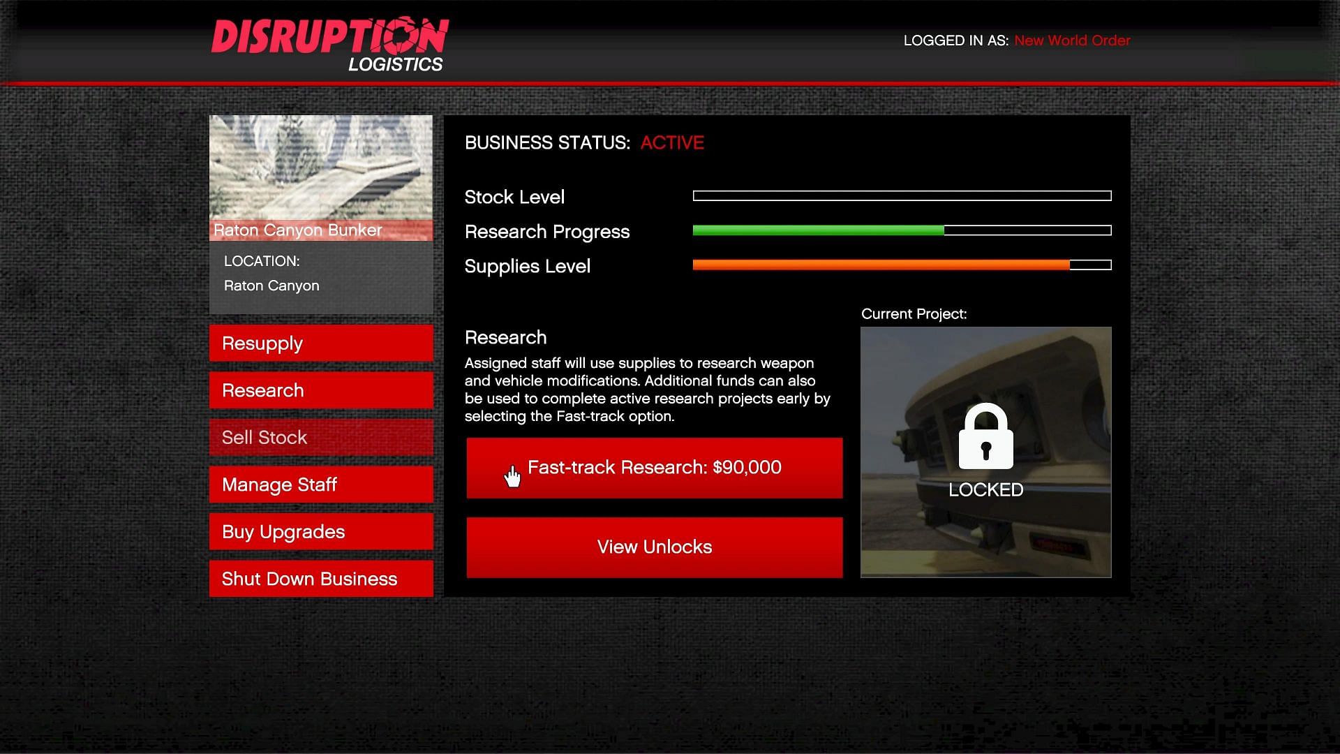 You can fast-track on this screen (Image via Rockstar Games)