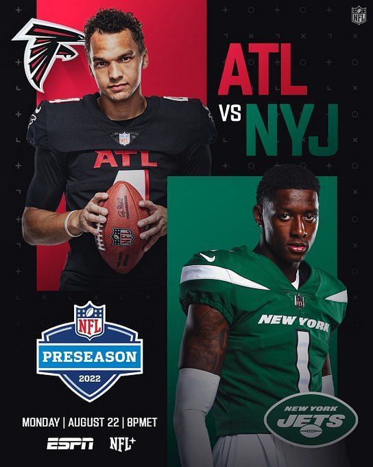 Atlanta Falcons vs. New York Jets FREE LIVE STREAM (8/22/22