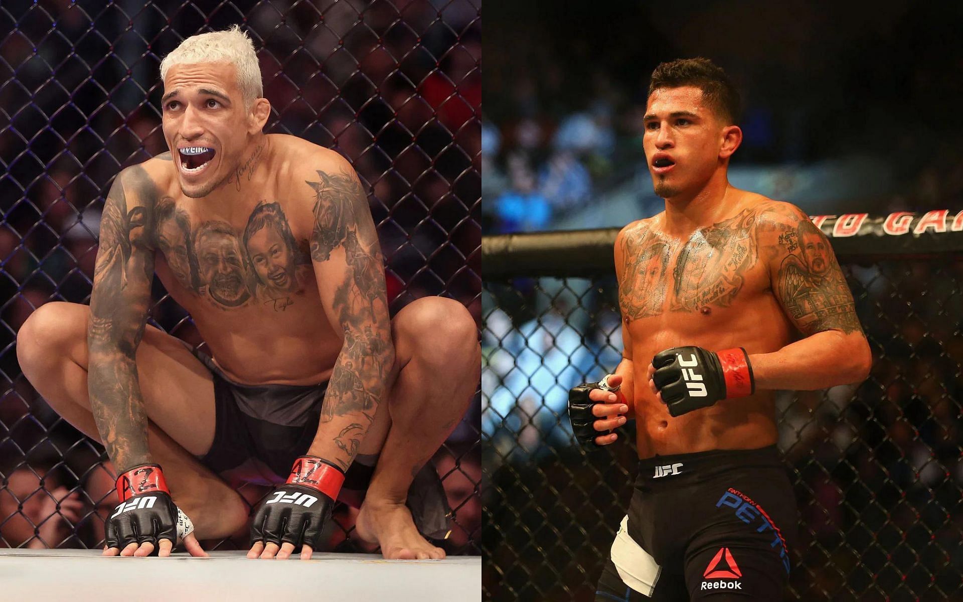 Charles Oliveira (Left) and Anthony Pettis (Right) (Images courtesy of Getty)