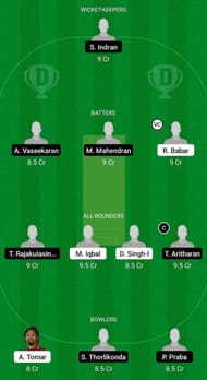 TV & TBV Lemgo vs Bayer Boosters Fantasy Suggestion Team 1