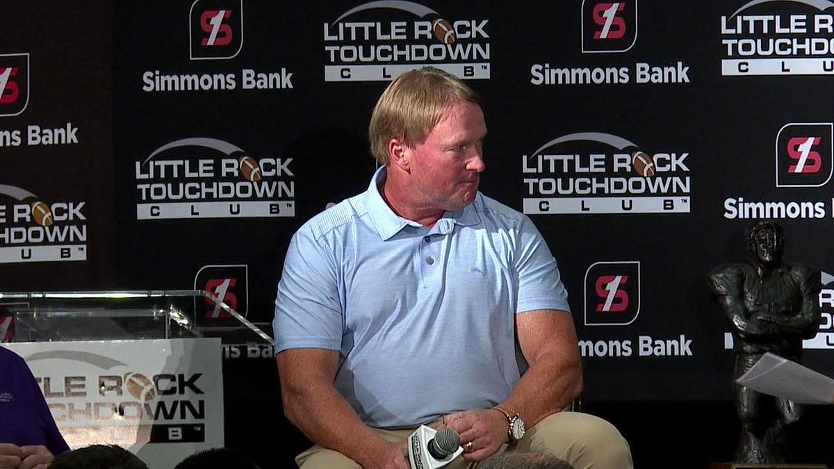 Jon Gruden hopes for 'another shot' in first public remarks since email  controversy