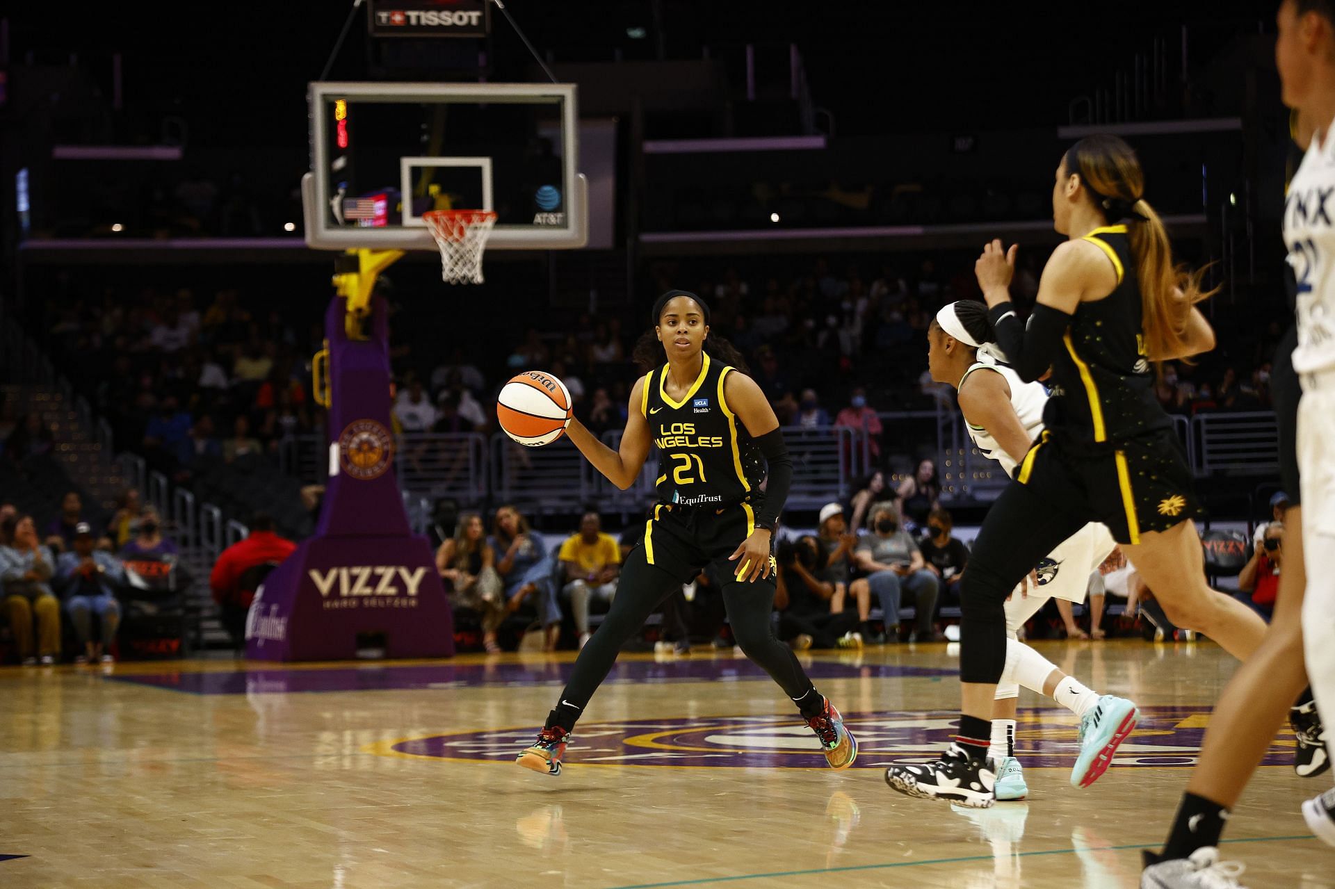 Jordin Canada of the Sparks in a game versus the Minnesota Lynx