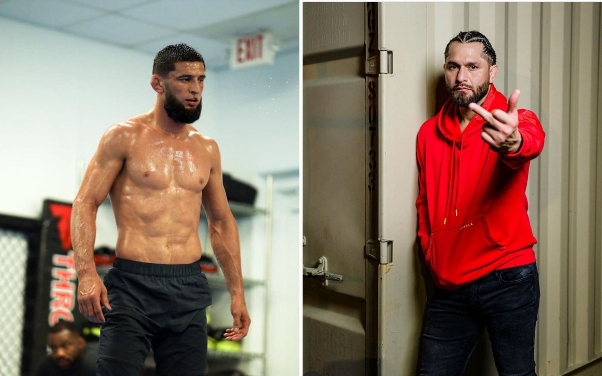 Khamzat Chimaev (L) and Jorge Masvidal (R) [Images Courtesy: Getty Images]