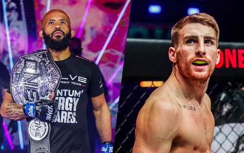 (left) 'MIghty Mouse' Demetrious Johnson and (right) 'The General' Jonathan Haggerty [Credit: ONE Championship]