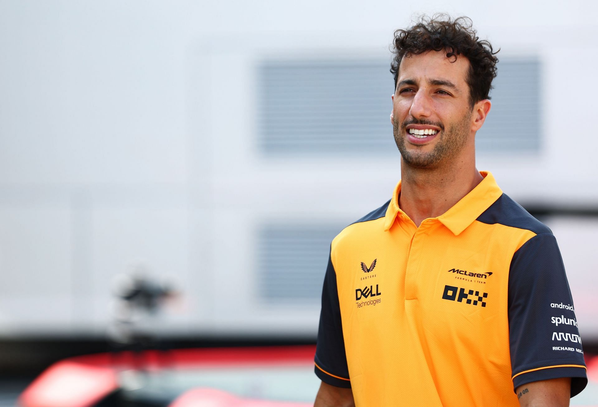Daniel Ricciardo during previews ahead of the F1 Grand Prix of Hungary at Hungaroring on July 28, 2022, in Budapest, Hungary (Photo by Mark Thompson/Getty Images)