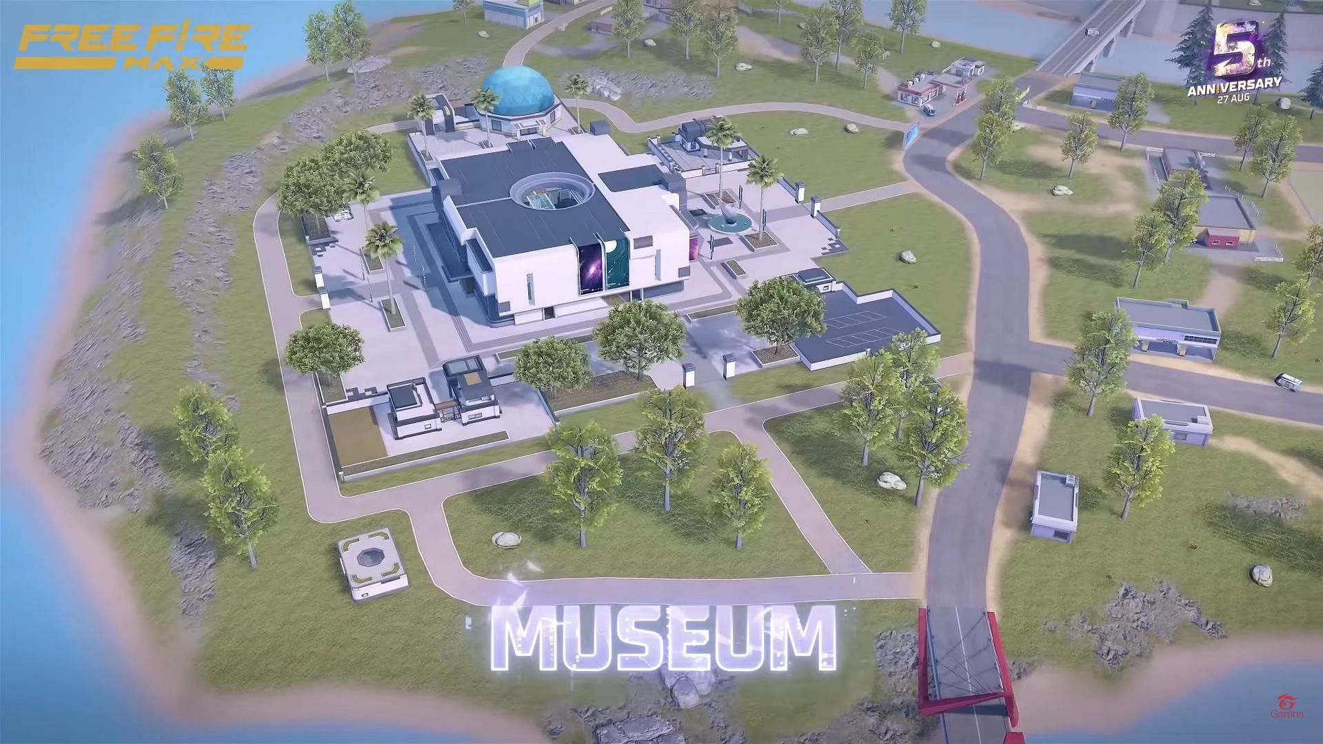 Museum असल में Free Fire MAX के NeXTerra मैप पर है (Image via Garena)