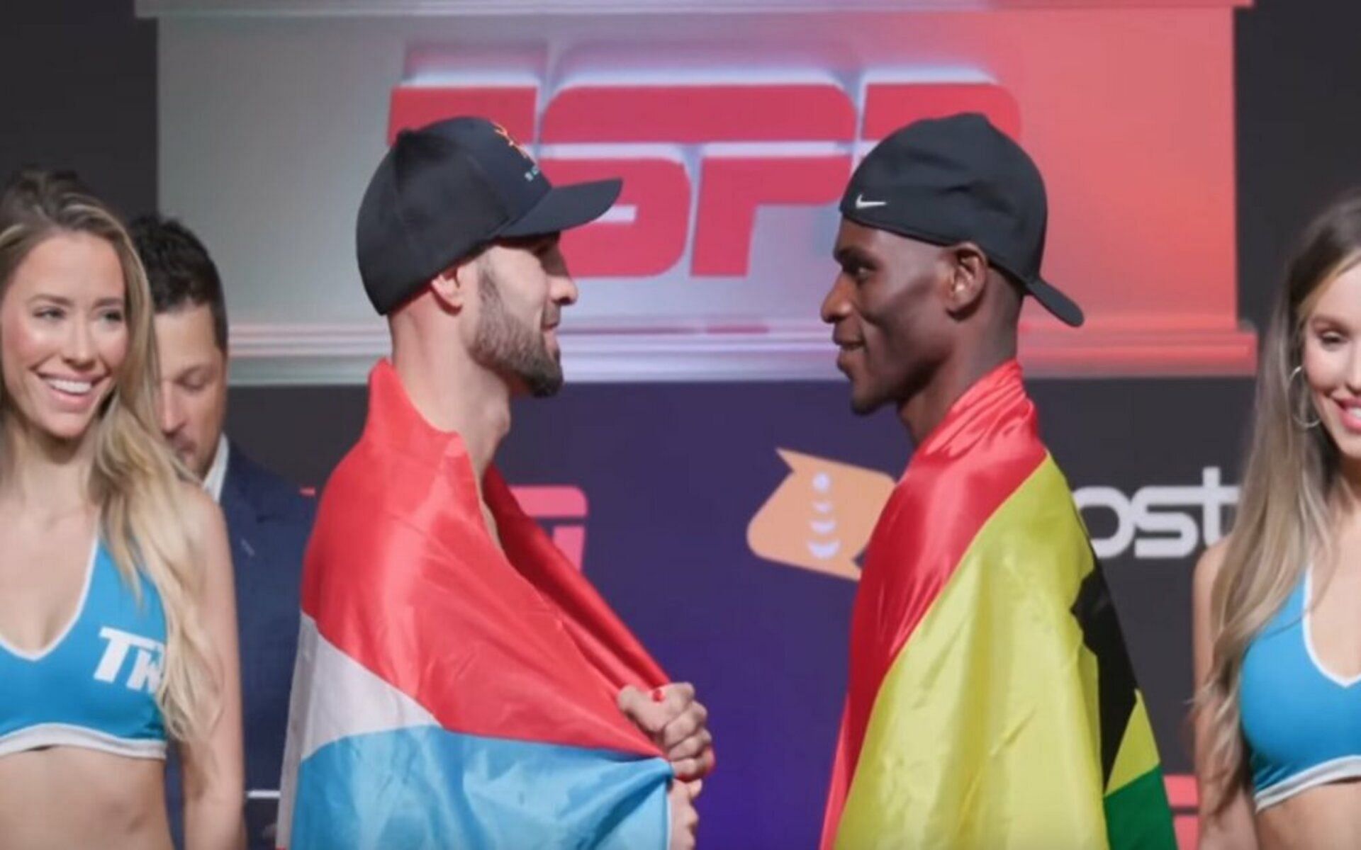 Jose Pedraza (L), and Richard Commey (R). [Image via @Jedigoodman on Twitter]