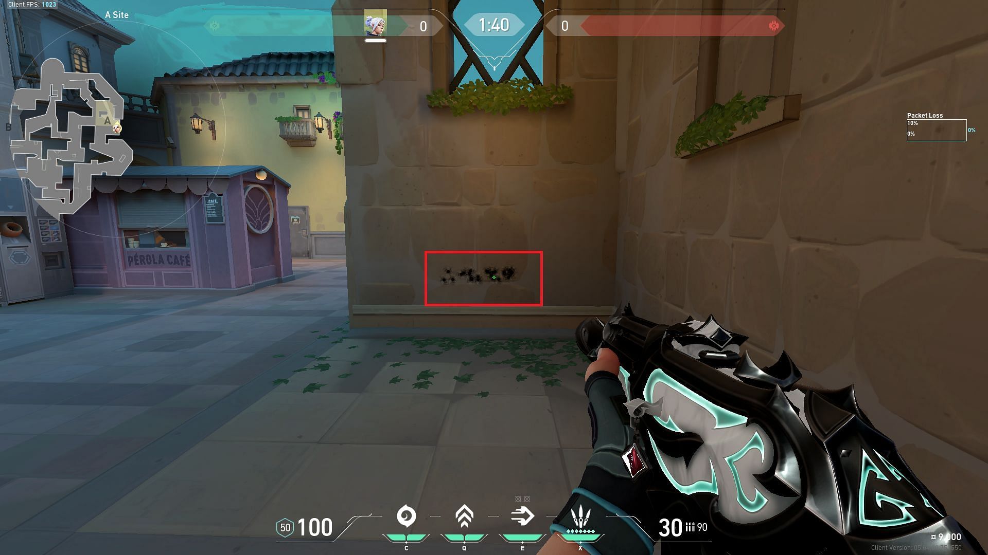 A safe corner plant to A Dugout wallbang (Image via Sportskeeda)