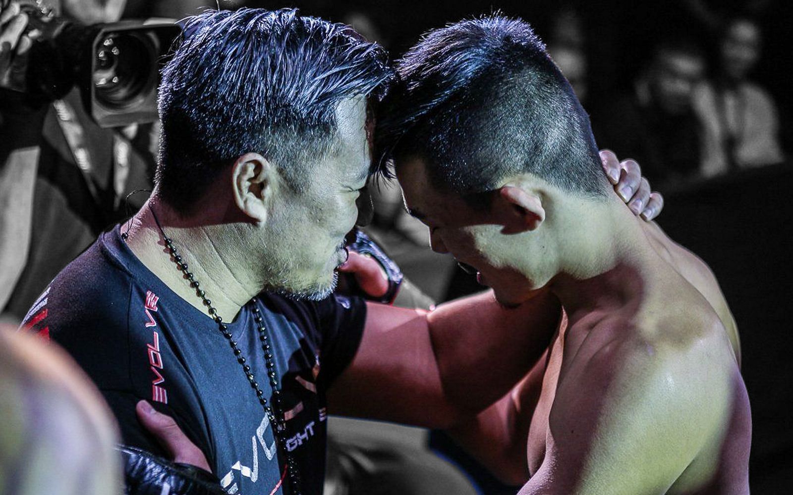 There&#039;s no better person to ask about the evolution of Christian Lee (R) than his father, Ken Lee (L). | [Photo: ONE Championship]