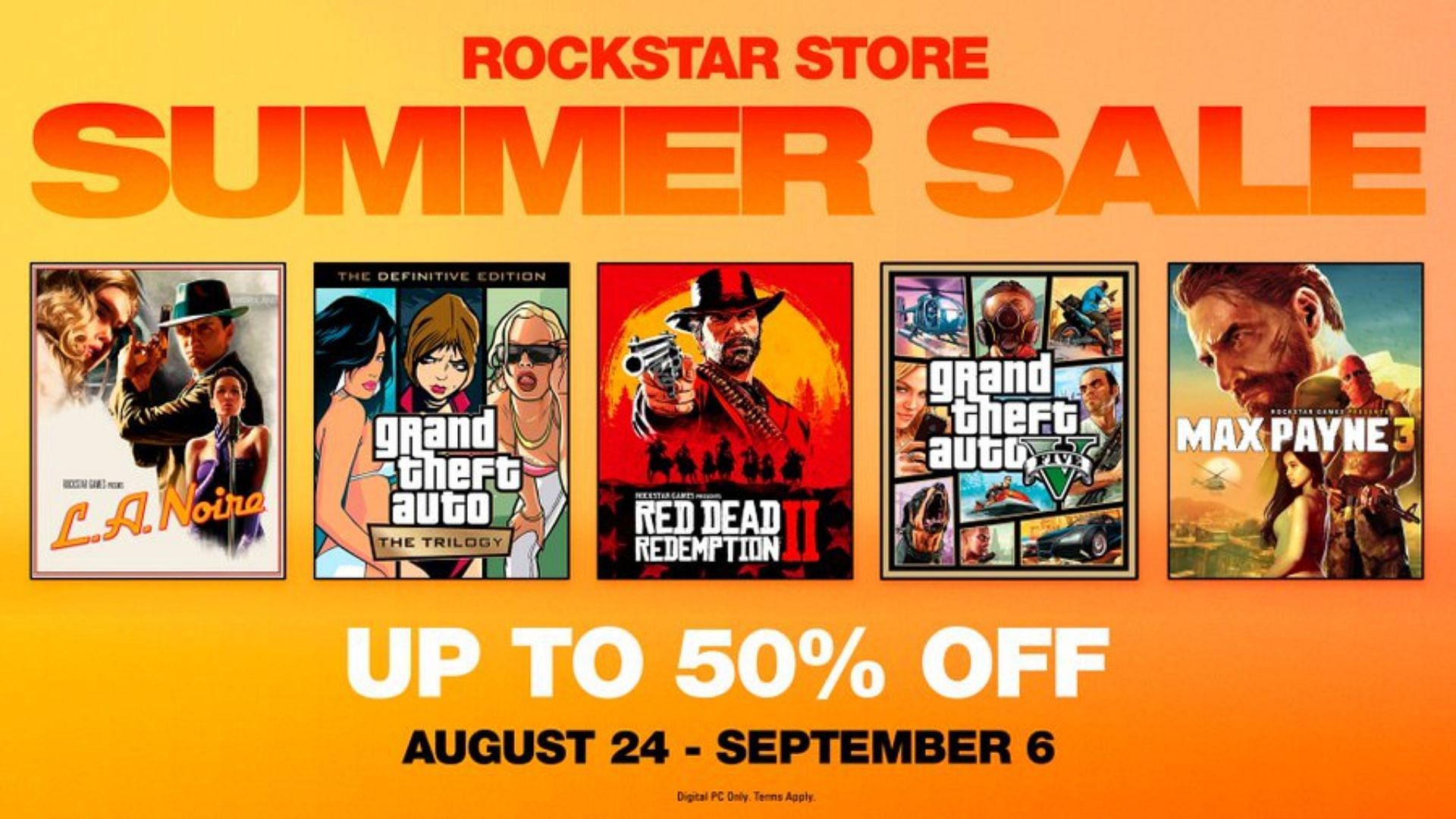 GTA 5 is now available at a massive 50% discount on Rockstar Store (Image via Rockstar Games)
