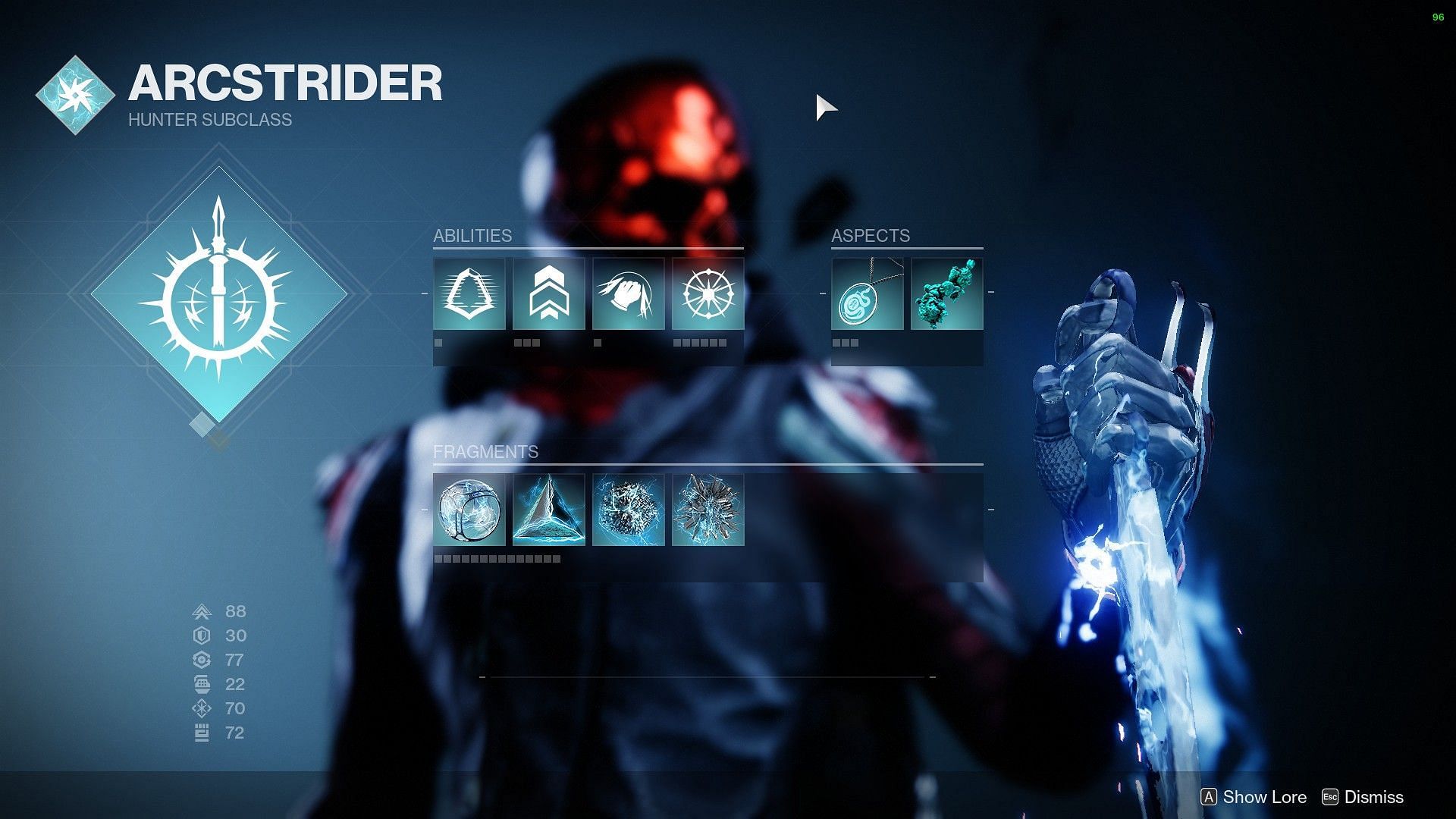 Arc 3.0 of Hunters (Image via Bungie)