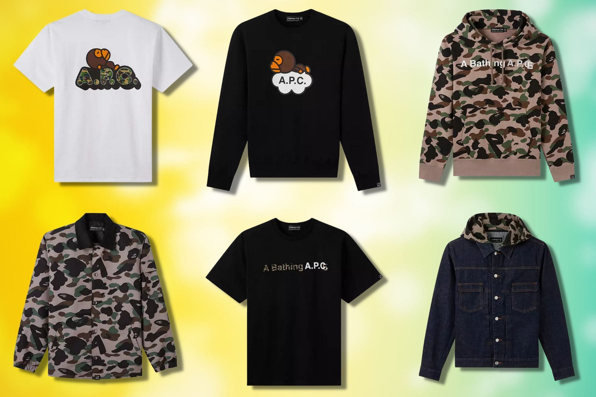 Where to buy the Bape x A.P.C. Interaction collection? Release