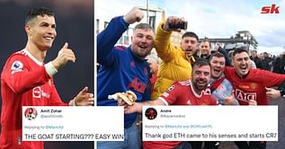“Thank god ETH came to his senses”, “The GOAT starting? Easy win” – Manchester United fans thrilled as Cristiano Ronaldo returns to starting line-up for Brentford clash