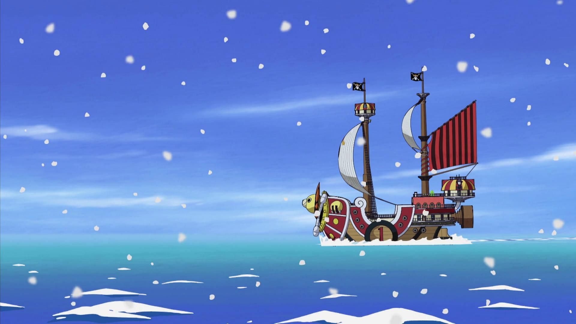 Where will the Thousand Sunny take One Piece&#039;s protagonistic crew next? (Image via Toei Animation)