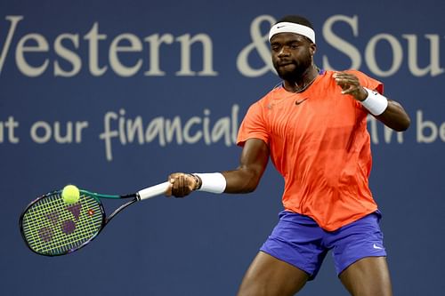 Frances Tiafoe at the 2022 Western & Southern Open.