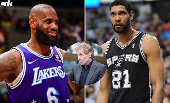 "Why wouldn't LeBron take far less $$$ from the Lakers to maximize chances to win 1 more ring?" - Skip Bayless gives controversial explanation for why he feels Tim Duncan was more valuable than LeBron James has ever been