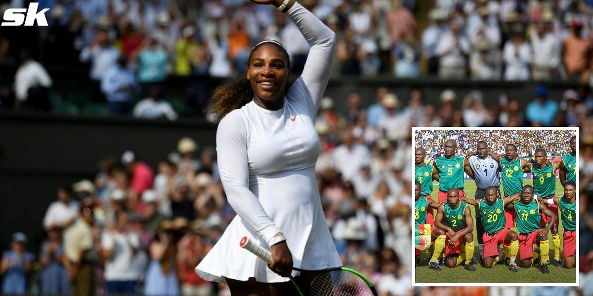Williams wore the iconic soccer-inspired outfit at the 2002 French Open