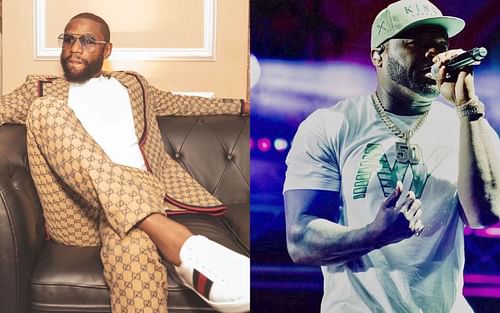 Floyd Mayweather (@floydmayweather), 50 Cent (@50cent) [images courtesy of Instagram]